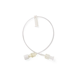 Medline Microbore IV Extension Sets - Microbore IV Extension Set with Male and Female Luer Locks and Clamp, 12", 0.3 mL - DYNDTN0003