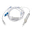 Medline IV Administration Sets - 60 Drop IV Administration Set with 3 Needle-Free Ports, 111" - N0555