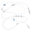 Medline IV Administration Sets - 15 Drop IV Administration Set with 2 Needle-Free Ports and Manifold, 120" - DYNDTN1512B