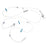 Medline IV Administration Sets - 15 Drop IV Administration Set with Stopcock and 4 Needle-Free Ports, 109" - DYNDTN1545D