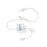 Medline Standard Bore IV Extension Sets - IV Extension Set with Flow Controller, One Injection Port, 20", 3.0 mL Priming Volume - DYNDTN2522
