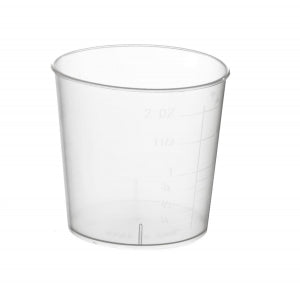 Medline Sterile Graduated Plastic Medicine Cups - Sterile Graduated Medicine Cup, 2 oz. - DYNJ05195