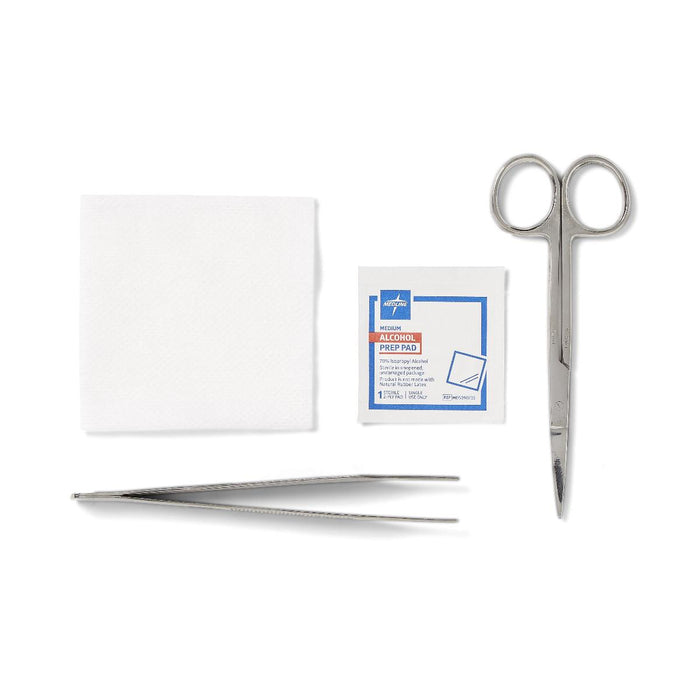 Suture Removal Trays with COMFORT LOOP Scissors