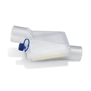 Sunmed LLC Hydroscopic Condenser Humidifiers (HCH) with Filter - Straight Flat / Rec Filtered HME, Gas Sampling Port, Adult Large - FH603011