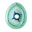 Medline Top Valve Anesthesia Masks - Anesthesia Mask with Top Valve, Flexible, Large Adult, Size 6 - DYNJAAMASK36