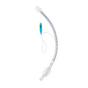 Medline Oral / Nasal Cuffed Endotracheal Tubes with Bull-Nose Tips - 6.5 mm HVLP Cuffed Oral / Nasal Endotracheal Tube with Murphy Eye and Bull-Nose Tip - DYNJAETC65