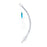 Medline Oral / Nasal Cuffed Endotracheal Tubes with Bull-Nose Tips - 8.0 mm HVLP Cuffed Oral / Nasal Endotracheal Tube with Murphy Eye and Bull-Nose Tip - DYNJAETC80