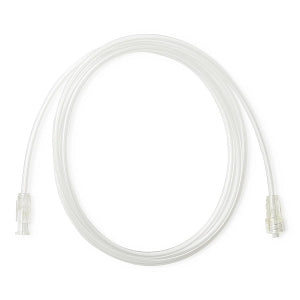 Medline High-Pressure Braided Tubing - 1, 200 PSI High-Pressure Braided Tubing with Fixed Male Luer Lock and Female Fitting, 20" L, 1.36 mL Capacity - DYNJBRT20F