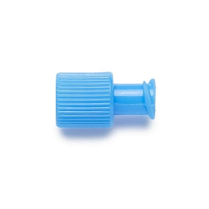 Navilyst Medical Vascular Access Adapters and Caps - Universal male / Female Luer Lock Connector Cap, Blue - DYNJCAPB - 100 Each / Box