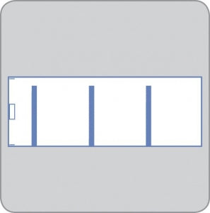 Medline Full-Size C-Arm Surgical Drapes - Sterile Full Size C-Arm Drape, 41" x 74" - DYNJE4400