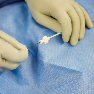 Medline 0.035" Diameter Diagnostic Guidewires - 0.035" dia. Stainless Steel Guidewire with Tungsten Bentson Tip, PTFE Coating, Fixed Core and Very Soft Taper, 260 cm L - DYNJGWIRE49