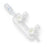 Medline Low-Torque Handle Manifolds - Right-Hand Orientation 250 PSI Manifold with Low-Torque Handle in "OFF" Position, 2 Ports - DYNJMAN02LT