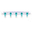 Medline Manifolds with All Female Posts - Universal Orientation 600 PSI Manifold with Curved Profile, 4-way Handle Position, 3 Ports - DYNJMAN5OFF3