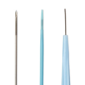 Medline Mini Access Kits with 21G x 1.5" Introducer Needle, 4 Fr - Mini Access Kit Regular Stiffness 10 cm Nitinol Core / Tungsten 0.018 x 45 cm Guidewire and 21G x 1.5" Echogenic Needle, 5 Fr - DYNJMAST34
