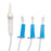 Medline Fluid Administration Sets w/Drip Chamber - Drip Chamber, Trifurcated 72" (182.88 cm) Standard Bore Vented Filtered Fluid Administration IV Set - DYNJNVFDT72