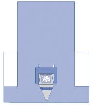 Craniotomy T Surgical Drape with Pouch