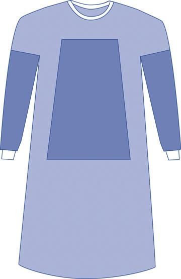 Sterile Fabric-Reinforced Eclipse Surgical Gowns