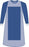 Medline Sterile Poly-Reinforced Breathable Film Sleeve Eclipse Gown - Eclipse Poly Reinforced Gown with Breathable Sleeve, Size XL - DYNJP2208