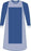 Medline Sterile Poly-Reinforced Breathable Film Sleeve Sirus Gowns - Sirus Poly Reinforced Gown with Breathable Sleeves, Size 3XL, Extra-Long - DYNJP2212SL