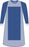 Medline Sterile Poly-Reinforced Breathable Film Sleeve Sirus Gowns - Sirus Poly Reinforced Gown with Breathable Sleeves, Size 3XL, Extra-Long - DYNJP2212SL