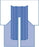 Sterile CV Split Surgical Drape w/Clear Anesthesia Screen