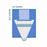 Medline Underbuttocks Drape with Pouch and Port - Underbuttocks Drape with Graduations and Pouch, Port, Sterile - DYNJP6006