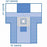 Medline Cesarean Section Surgical Drape with Pouch and Fenestration - Fenestrated C-Section Drape with Clear Screen, Wire - DYNJP6108