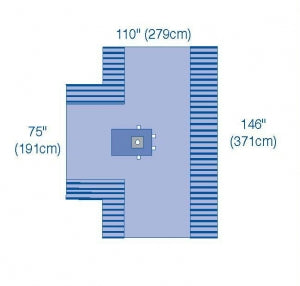 Medline UltraGard Hand Drapes - UltraGard Hand Drapes, 110" x 146" x 75" (279 x 371 x 191 cm) - DYNJP8005UG