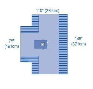 Medline UltraGard Hand Drapes - UltraGard Hand Drapes, 110" x 146" x 75" (279 x 371 x 191 cm) - DYNJP8005UG