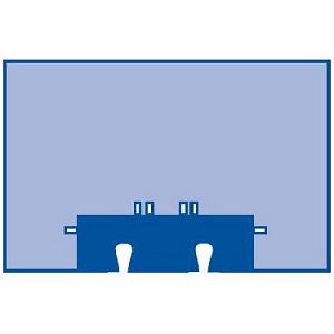 Medline OrthoMax Dual Split Shoulder Surgical Drape - OrthoMax Dual Split Shoulder Drape - DYNJP8407