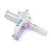 Medline Stopcocks, 3-Way Body Style - 3-Way Stopcock with Handle in Off Position, Luer Slip Fitting, 45 PSI - DYNJSC3MPFLS