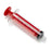 Medline Sterile Colored Medication Syringes, 30 mL - High-Pressure Polycarbonate Medication Syringe with Fixed Male Luer Lock Fitting, 30 mL, Red - DYNJSYRPC30R