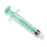 Medline Sterile Colored Medication Syringes, 6 mL - High-Pressure Polycarbonate Medication Syringe with Fixed Male Luer Lock Fitting, 6 mL, Green - DYNJSYRPC6G
