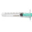 Medline High-Pressure Medication Colored Syringes, 3 mL - Sterile High-Pressure Pre-Labeled Versed Syringe with Fixed Male Luer Lock Fitting, 3 mL Green - DYNJSYRVER3G
