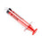 Medline High-Pressure Medication Colored Syringes, 10 mL - Sterile High-Pressure Pre-Labeled Xylocaine Syringe with Fixed Male Luer Lock Fitting, 10 mL, Red - DYNJSYRXYL10R