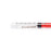 Medline High-Pressure Medication Colored Syringes, 3 mL - Sterile High-Pressure Pre-Labeled Xylocaine Syringe with Fixed Male Luer Lock Fitting, 3 mL Red - DYNJSYRXYL3R
