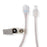 Medline High-Pressure Contrast Injection Tubing, Clip, Rotating Adaptor - High-Pressure Injection Tubing with Drape Clip with Rotating Adaptor, Male Luer Lock, Female Fittings, 30" - DYNJTBHPC30R