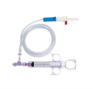 Medline Tumescent Syringe Kit - Contrast Management Device Tumescent Syringe 72" (182.88 cm) Kit with Large Bore Safety Check Valve - DYNJTUMSYR