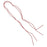 Medline Medi-Loops Mini Vessel Loops - Sterile Mini Vessel Loop, Red - DYNJVL12