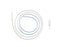 Channel Round Silicone Drain, 15 Fr, 3/16", Full Fluted, Bendable Trocar