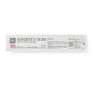 Medline Suresite IV Slide Catheter - Suresite Slide-Style Peripheral IV Catheter, 20G x 1" - DYNSCS20100