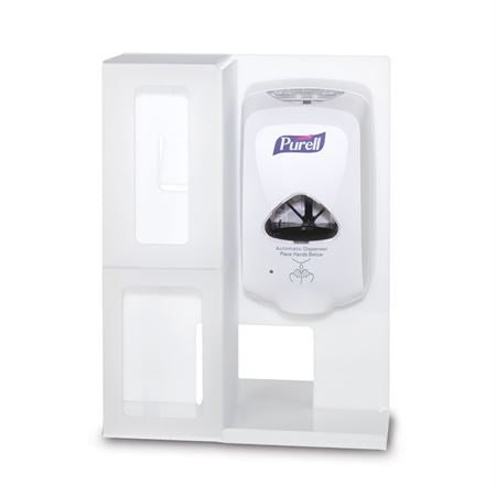 Desktop Hygiene Station Desktop Hygiene Station with Purell Dispenser - 12.25"W x 5.562"D x 17.187"H