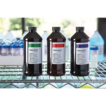 Diff Quick Stain Kits Pre-filled 3-Stain 4 Slide Jar Kit — Grayline Medical