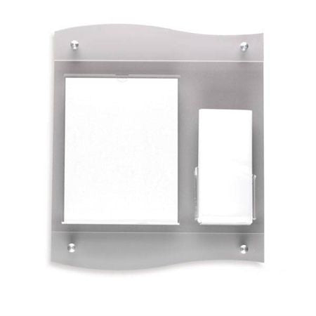 Document Frame and Brochure Holder Document Frame and Brochure Holder with Frost Frame - 19"L x 16"W