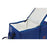 Dry Ice Dual Chamber Tote Dual Chamber Transport Bag with Dry Ice Liners - 16"W x 9"D x 9"H - Blue