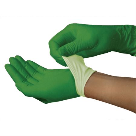 AloeForm Nitrile Exam Gloves Medium
