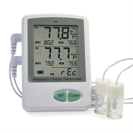 Dual Probe Vaccine Datalogger with Reporting