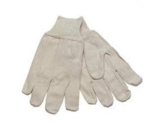 EBP Supply Solutions Safety Zone Cotton Canvas Gloves - Cotton Utility Gloves, White - 564622230