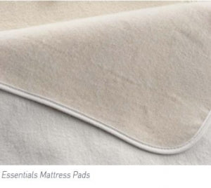 Encompass Group LLC Mattress Pads - Whipstitch 55/45 Cotton / Poly Flannel Mattress Pad, 27" x 36" - 50650-273