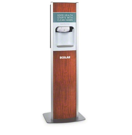 Ecolab / Microtek Next Generation Touchfree Dispensers - Next Generation Touchfree Dispenser Stand, White - 9202-2852